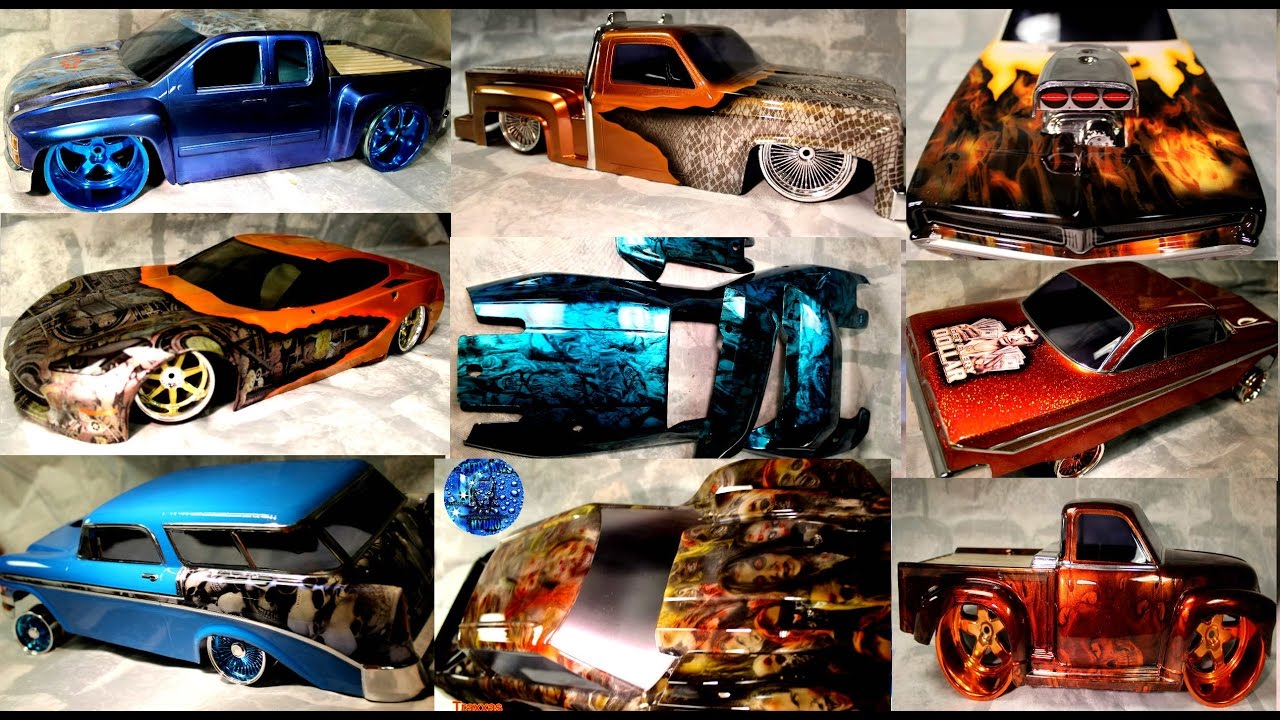 RC BODIES Compilation  Vol.18 -- *30 Custom Bodies*-- Paint and Hydro dip