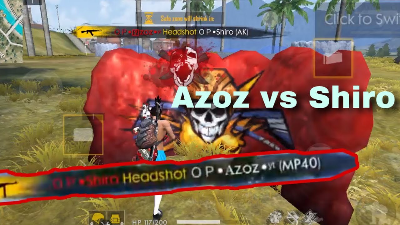 free fire challenge Azoz vs Shiro 🔥 تحدي الاساطير عزوز ضد شيرو
