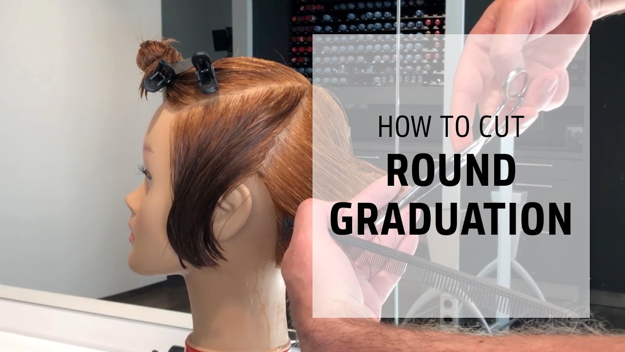 How to Cut Round Graduation for Short Hair | #creativityneverstops | Goldwell Education Plus