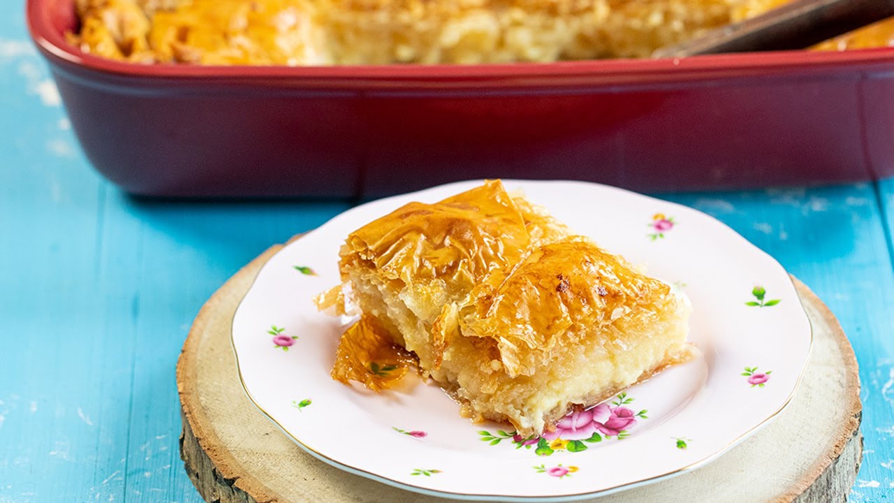 The Best Greek Custard Pie: Galaktoboureko