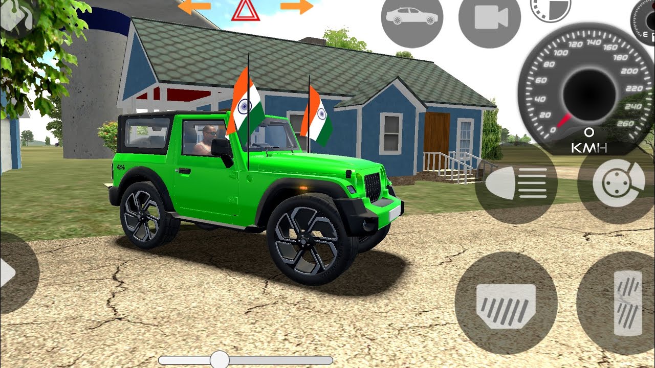 Modified Mahindra Thar😈Games:Indian White Thar (Gadi Wala Games) Car Game Android Game - #2026