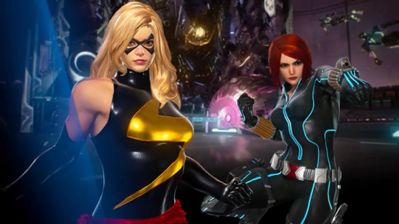 Marvel vs Capcom Infinite: Captain Marvel and Black Widow arcade playthrough