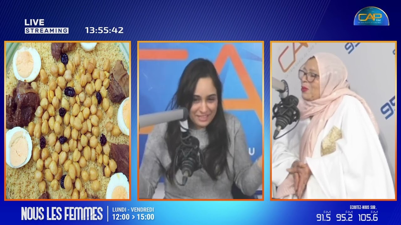 🔴🔴كسكسي عراسي نابلي✅️ الشاف نجيبة قايد #Radio_Cap_Fm