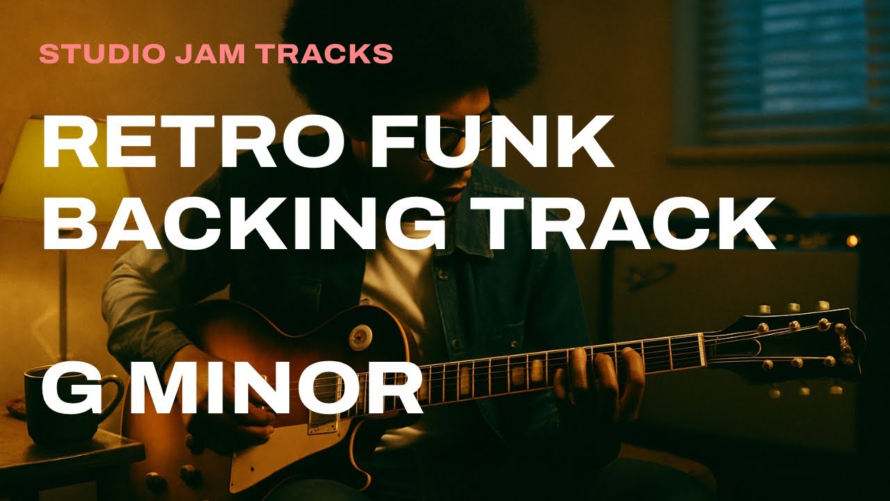 Retro Funk Backing Track in G Minor | SJT-001