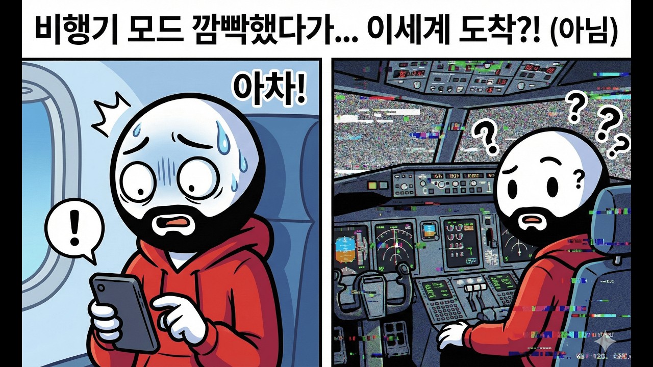 비행기 모드 안 하면 생기는 일, '추락'보다 무서운 진실