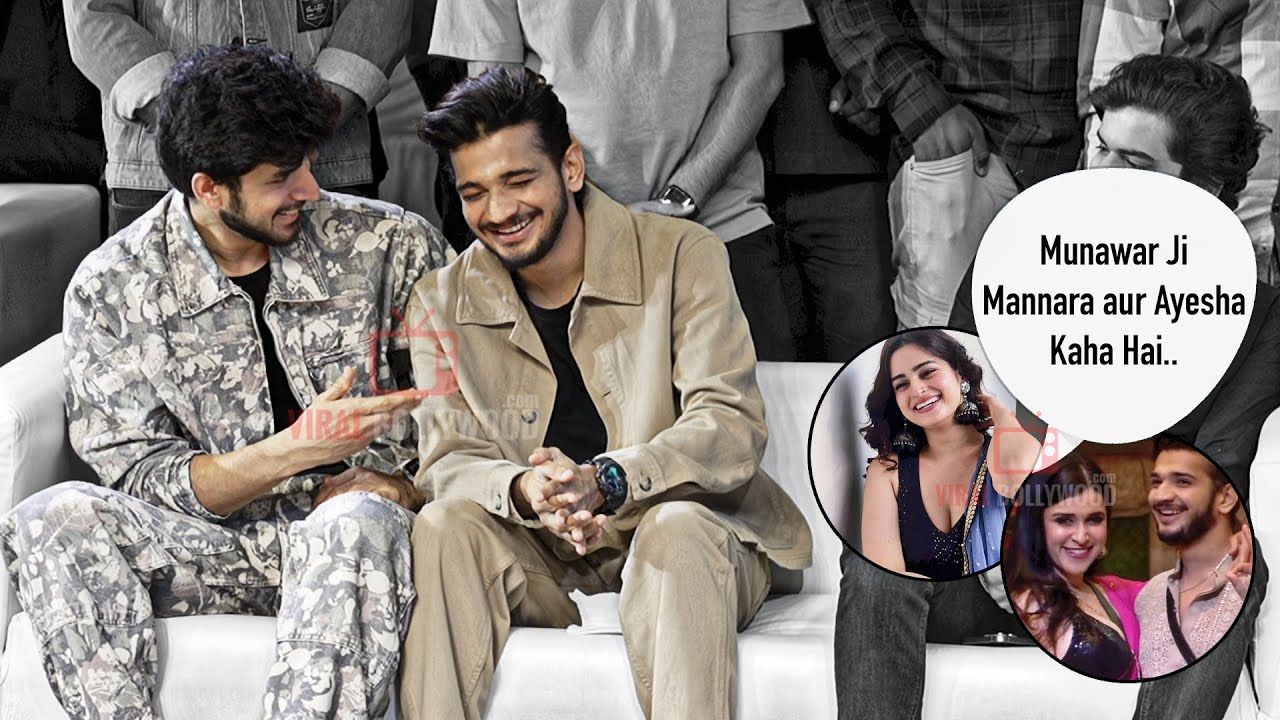 Munawar Ji Mannara Chopra aur Ayesha Khan Kaha hai  😂😂 - Don’t Miss Munawar Faruqui Reaction