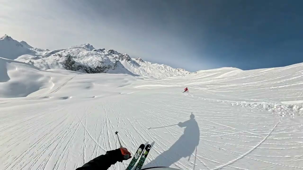 Ski Tignes  : dimanche matin avec les copains