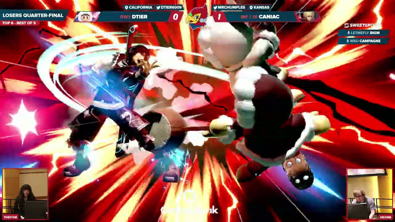 Sweet Spot X - Caniac (Shulk) Vs. Dtier (Ice Climbers) - Losers Quarters - SSBU