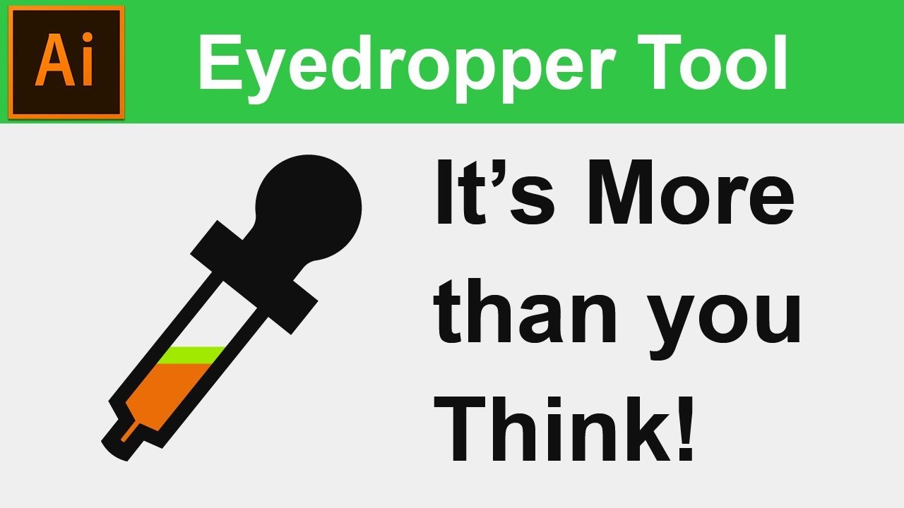 Illustrator Eyedropper Tool Explained | Illustrator Tutorial