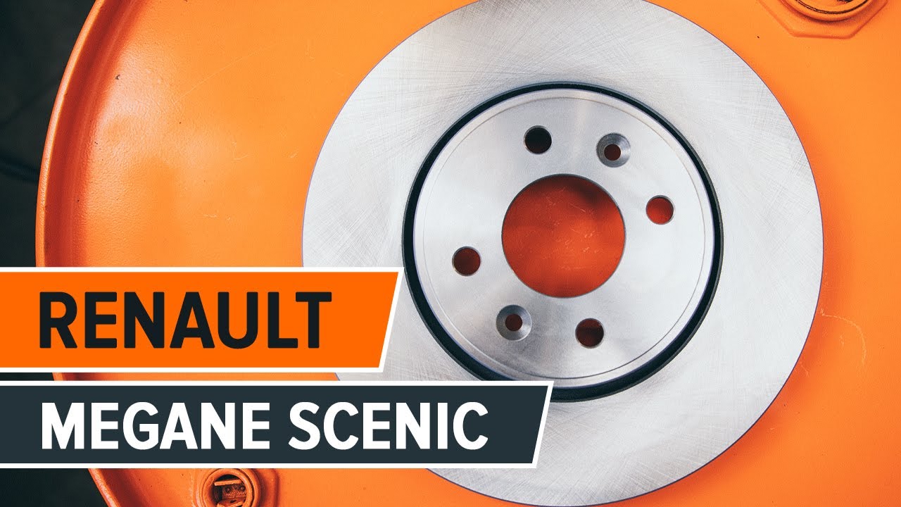 Kako zamenjati spredaj zavorni diski na RENAULT MEGANE SCENIC [VIDEO VODNIK AUTODOC]