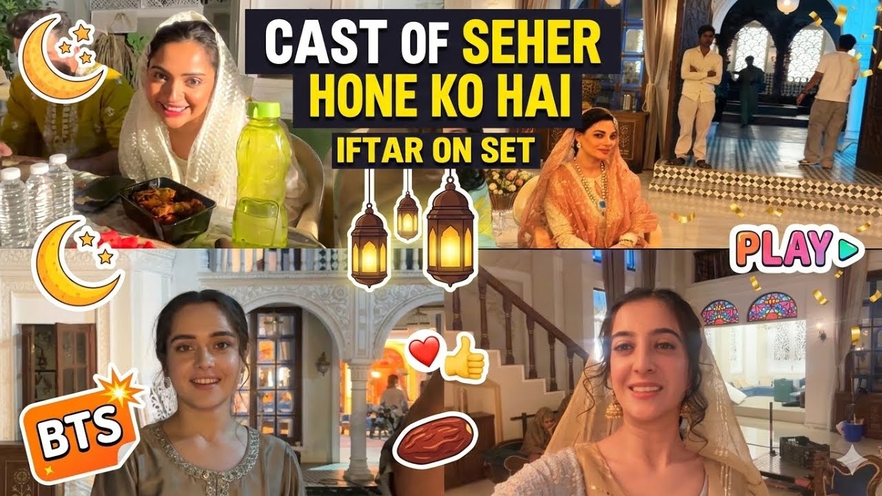 BTS| Meet the cast of Seher Hone Ko Hai | |on Set 📸♥️