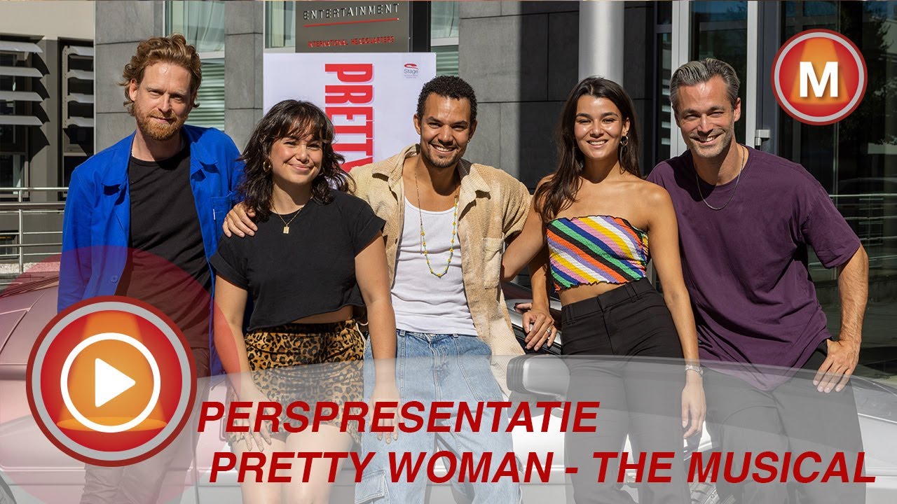 Pretty Woman de musical perspresentatie met repetitiebeelden