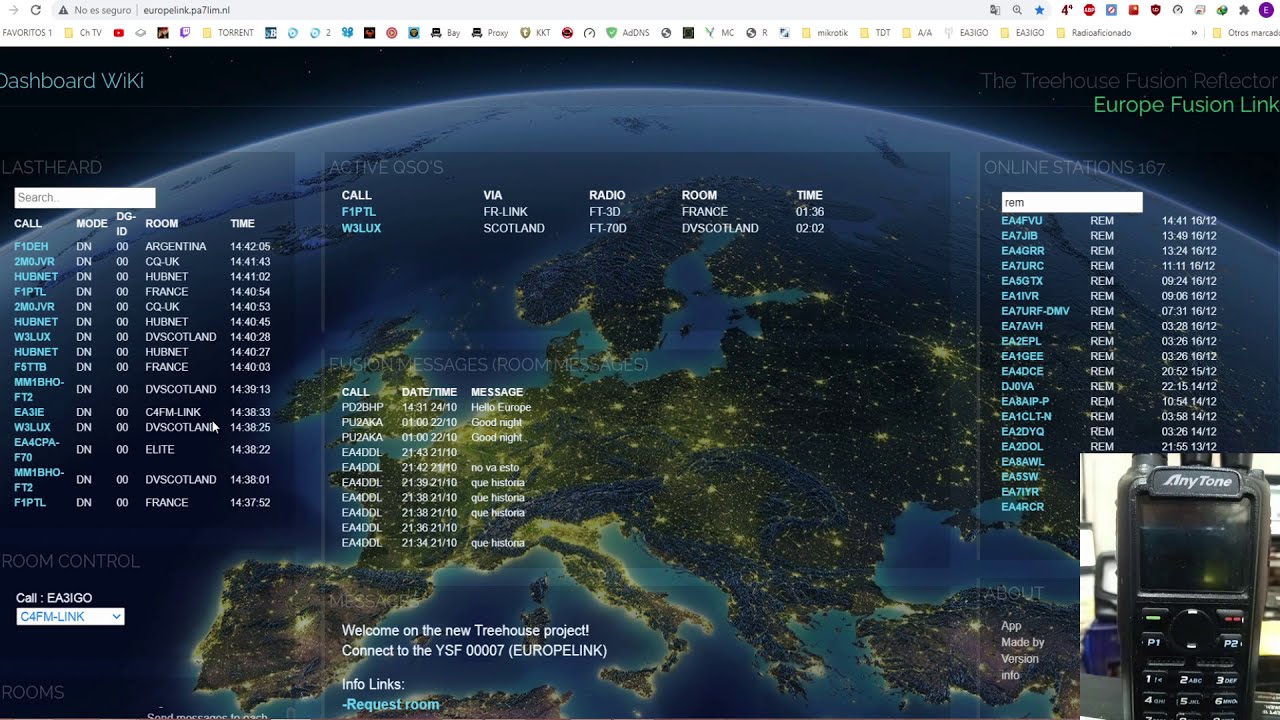 Configuración Básica Pi-star DMR2YSF - EUROPELINK - BM API