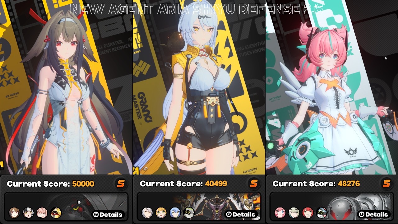 NEW Shiyu Defense ZZZ YSG Dialyn Zhao | Yixuan Fufu Lucia | Aria Sunna Yuzu Zenless Zone Zero 2.6