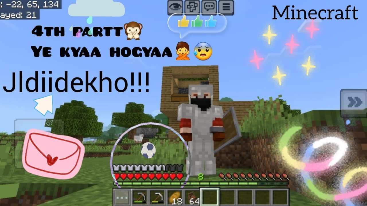 #minecraft 4th part of my survival series and I completed my house 🏠