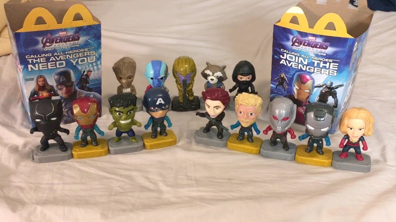 Avengers Endgame Happy Meal Toys (McDonald's)
