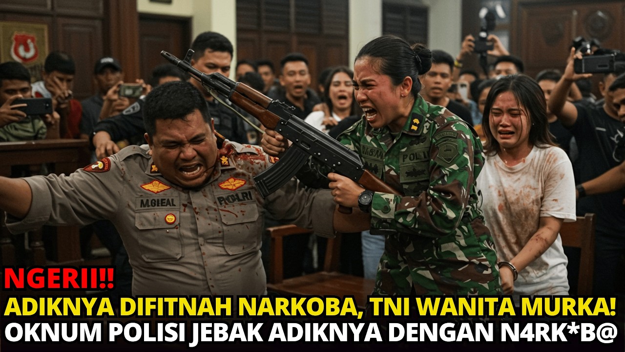 VIRAL‼️ TNI WANITA MELAWAN POLISI AROGAN KORUP! ADIKNYA JADI TUMBAL OKNUM POLISI!