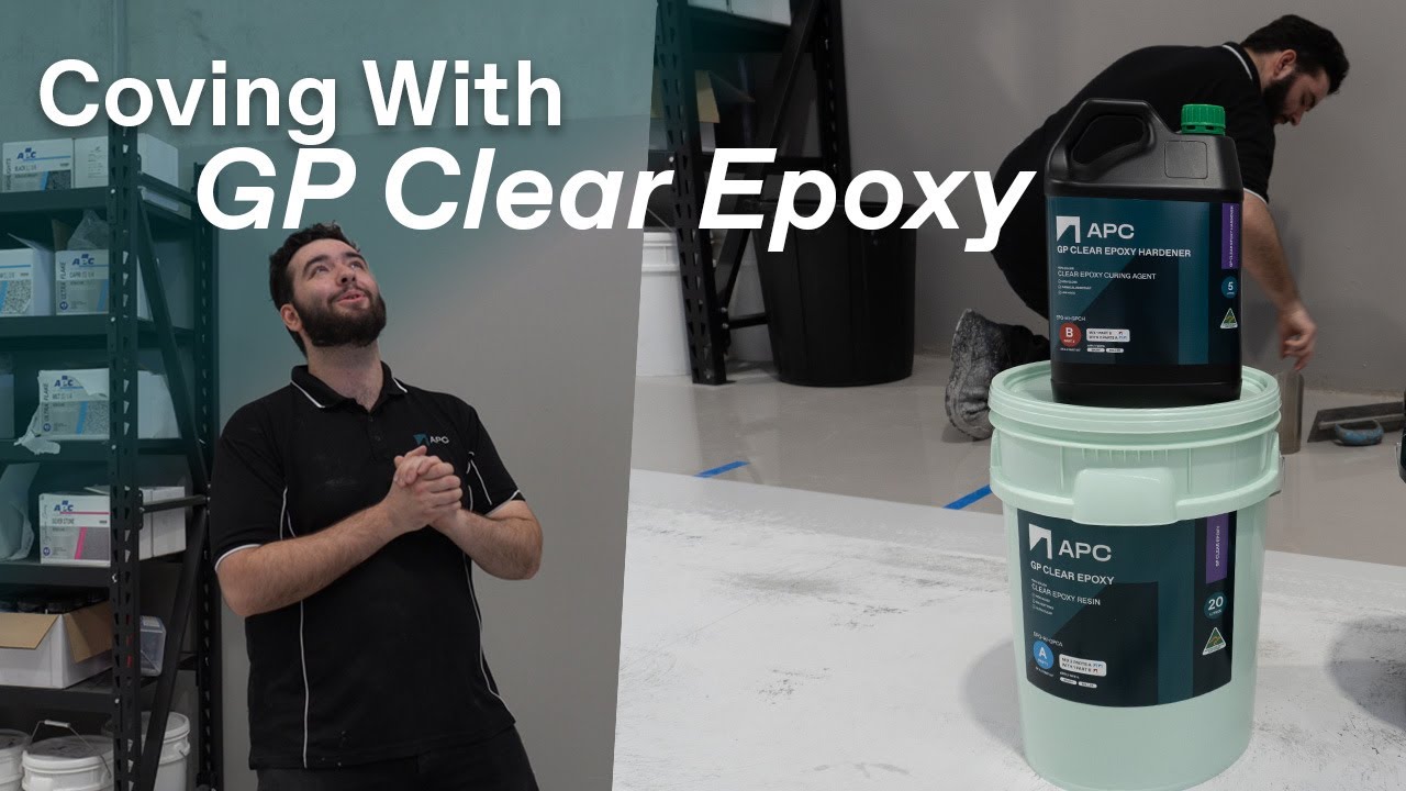 Coving With GP Clear Epoxy.