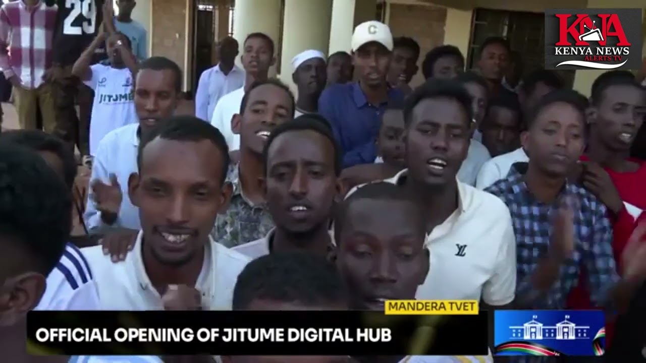 SEE WHAT HAPPENED AS PRESIDENT RUTO OPENS A DIGITAL HUB IN MANDERA TVET!