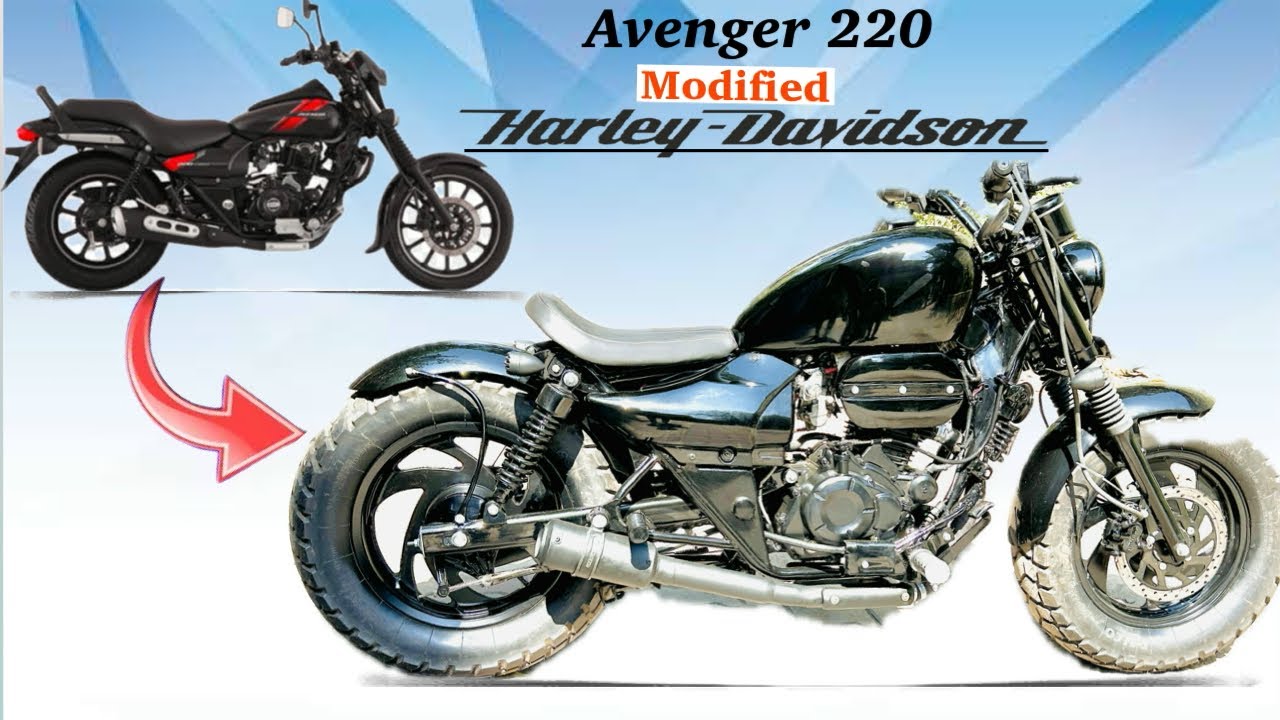Bajaj Avenger 220 Modified to Harley Davidson 😱😱 | Bajaj Avenger modified by Amazing custom