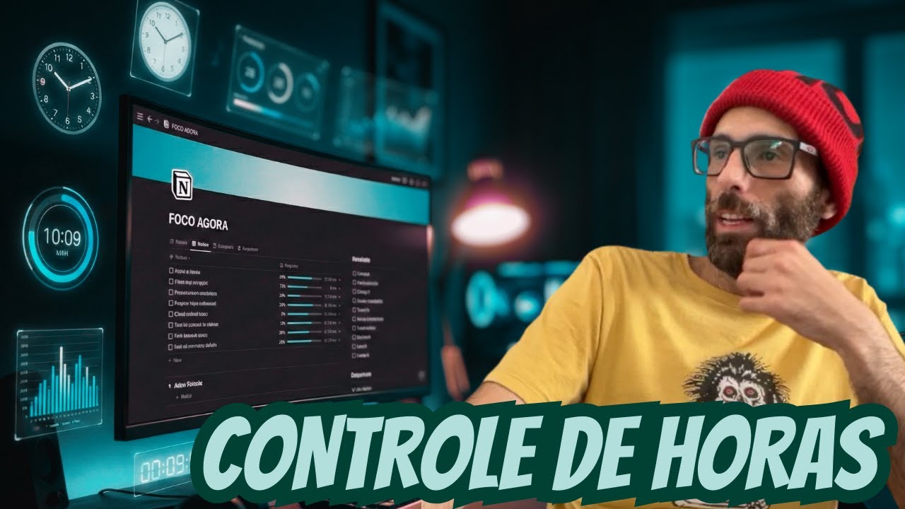 Notion para Empreendedores #03: Time Tracker com Botões Iniciar/Parar (Sistema Eupresa)