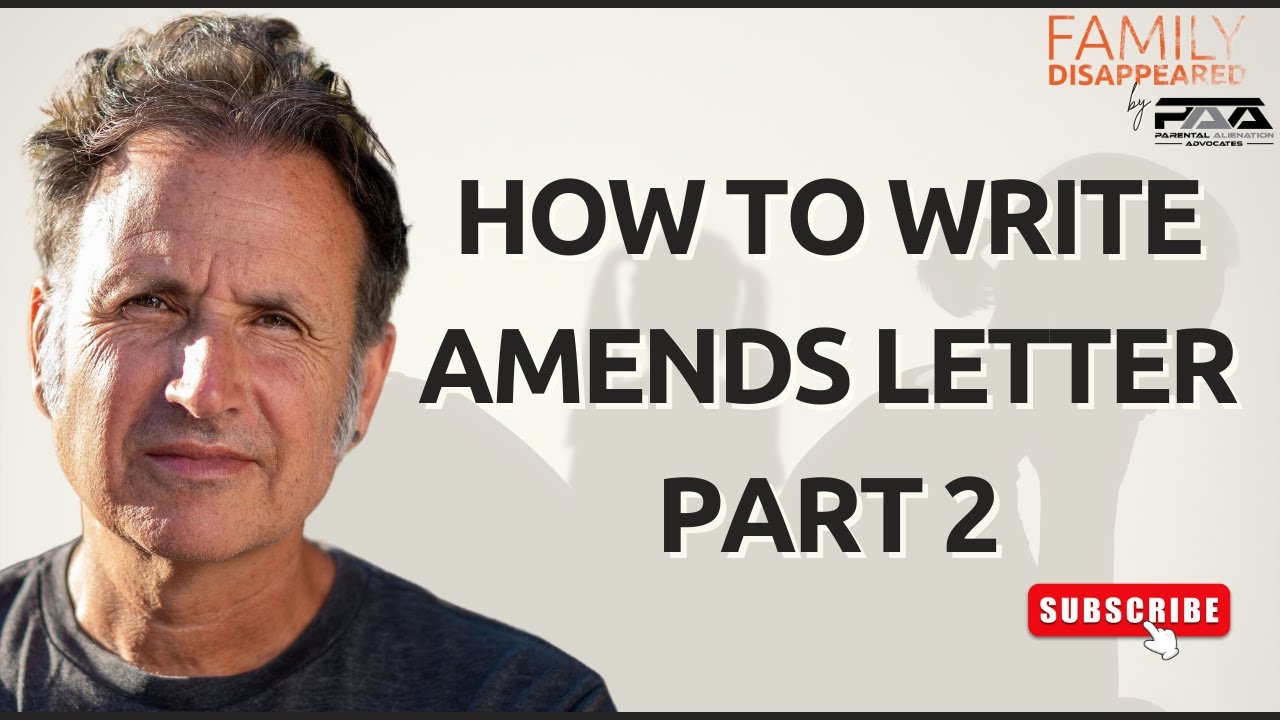 How to Write an Amends Letter for Parental Alienation w/ Dr. Josh Coleman Reconciliation Pt.2 - Ep25