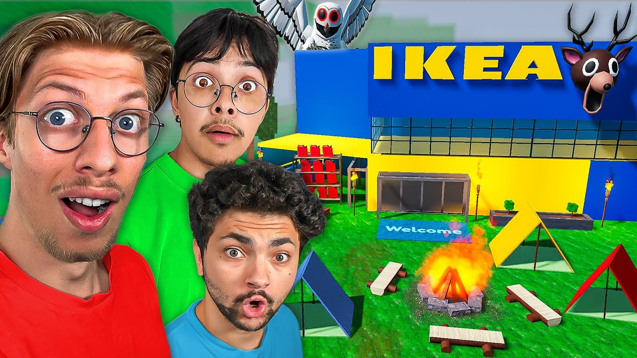 On a Construit le MEILLEUR IKEA de 99 Nuits dans la Foret (Ft. Clinko et Litsu)