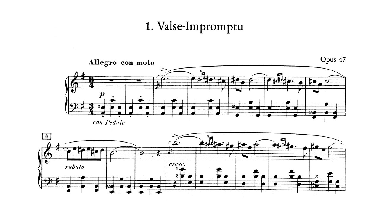 Edvard Grieg - Lyric Pieces (Volume IV), op. 47 [With score]