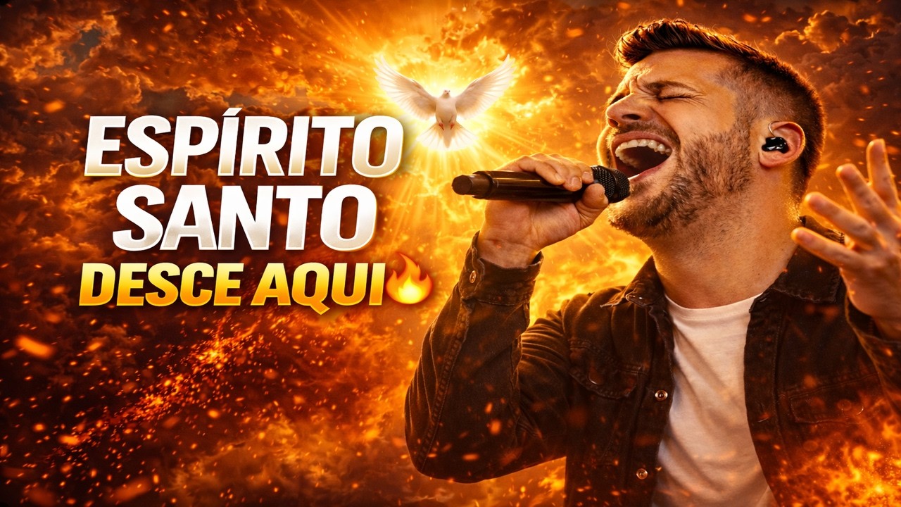 ESPÍRITO SANTO DESCE AQUI 🔥 | Sinta a Presença de Deus Nesse Louvor