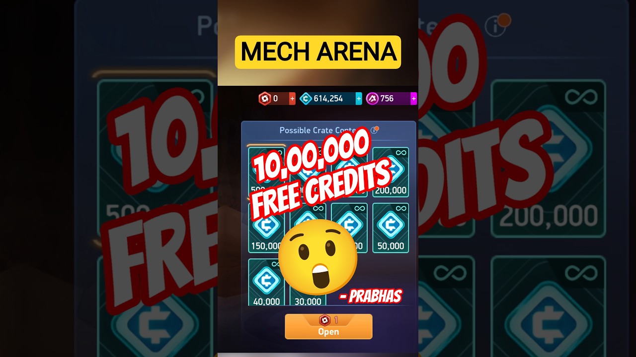 🔥 1 MILLION FREE Credits in Mech Arena 2026 | Claim NOW 🎁 #mecharena #mecharenapromocodes2026