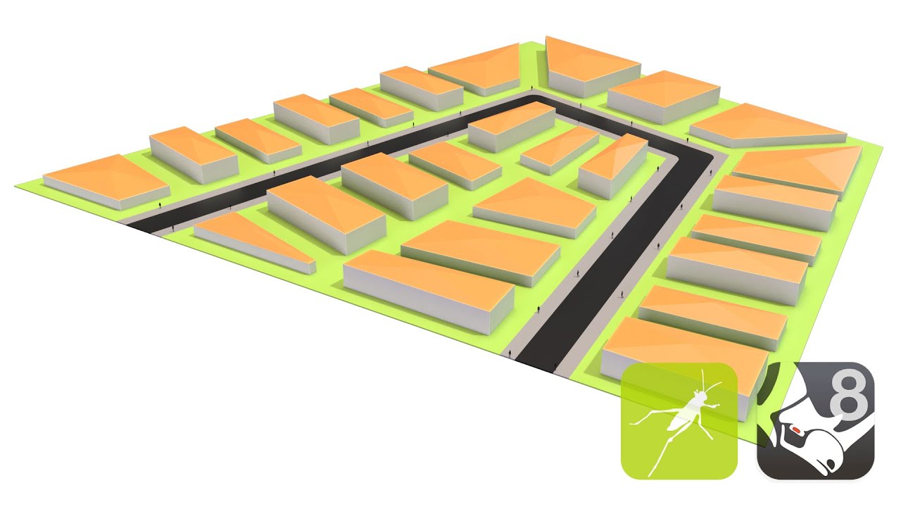 Parametric Architecture Land Subdivision Design Development Script using Grasshopper for Rhino 3D