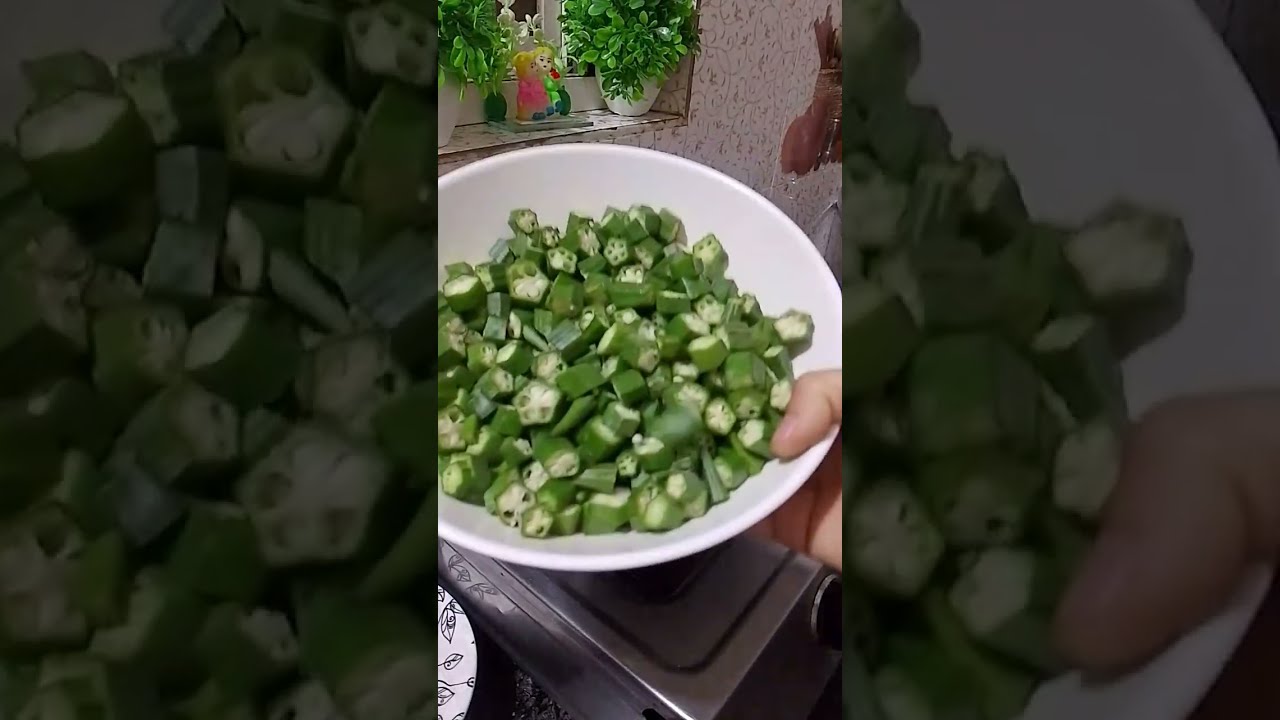 Bhindi Ki Sabji Live 🍳😋  Or Chapati | Aaj Kitchen Mein Kya Ban Raha Hai? #shorts