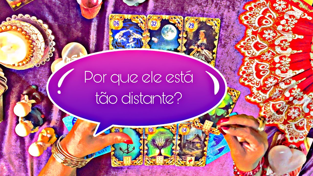 O QUE ESTÁ FAZENDO ELE SE DISTANCIAR DE MIM? Porque ele está frio e distante? Tarô responde 