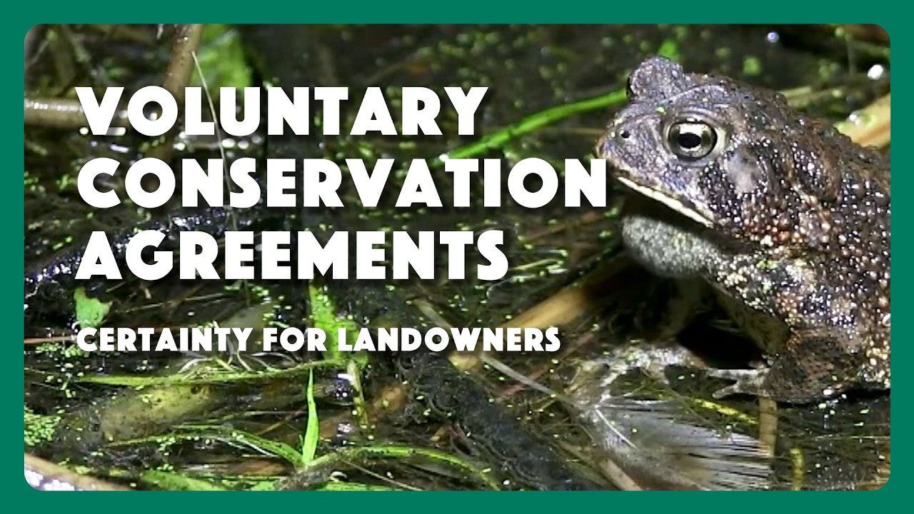Voluntary Conservation Agreements - Certainty for Landowners