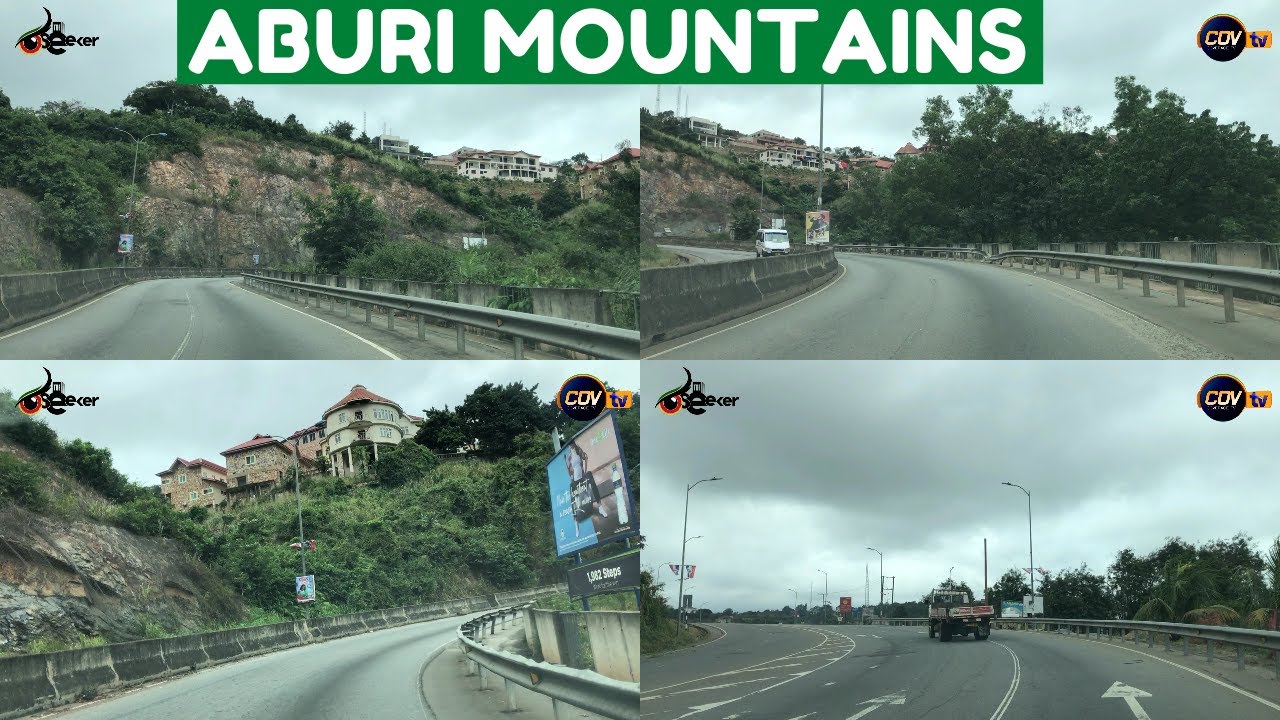 ABURI MOUNTAINS - Akuapem South Municipal District of the Eastern Region of Ghana.