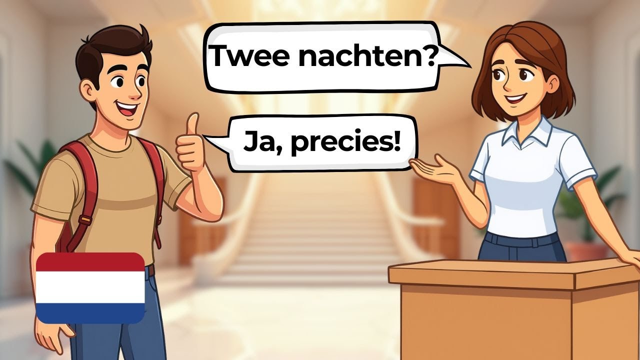 Learn Dutch with Easy Conversations | Hotel Dialogues