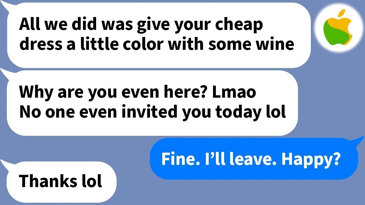 【Apple】 These girls poured wine on me and kicked me out of the wedding without knowing...