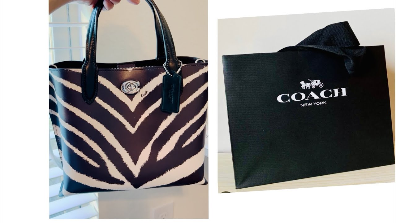 Coach Willow 24 haul and what fits, unboxing