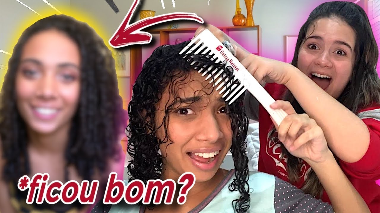 MINHA AMIGA FINALIZOU MEU CABELO