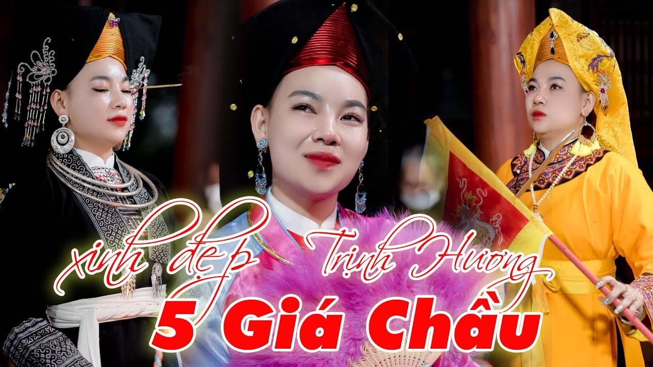 5 Giá Chầu Đặc Sắc - TĐ Xinh ĐẸp Trịnh Hương Loan giá. Hát Văn Hầu Đồng Đặc Sắc 2022
