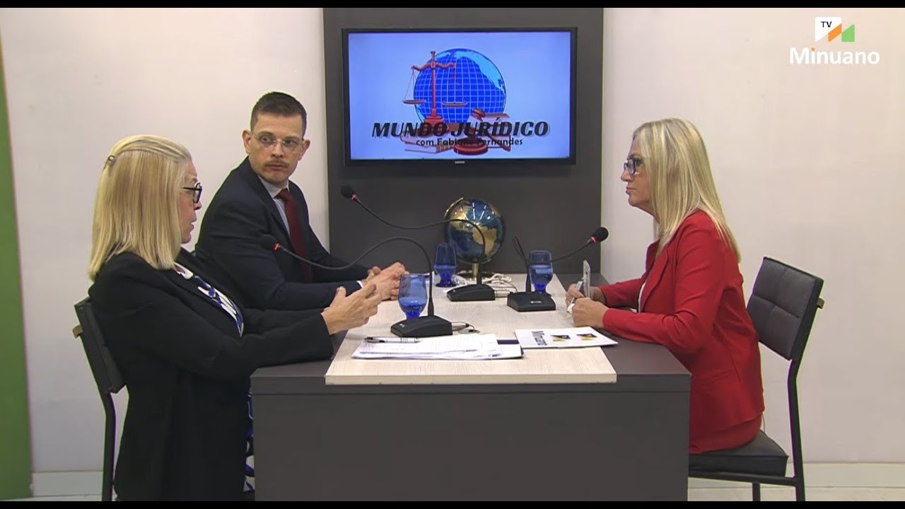 Janete Deste na TV Minuano programa Mundo Jurídico