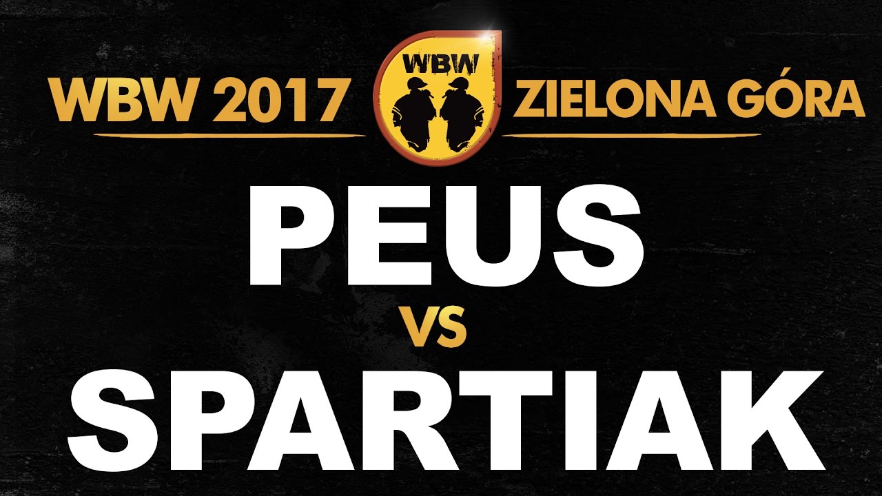 Peus 🆚 Spartiak 🎤 WBW 2017 Zielona Góra (freestyle rap battle) Półfinał