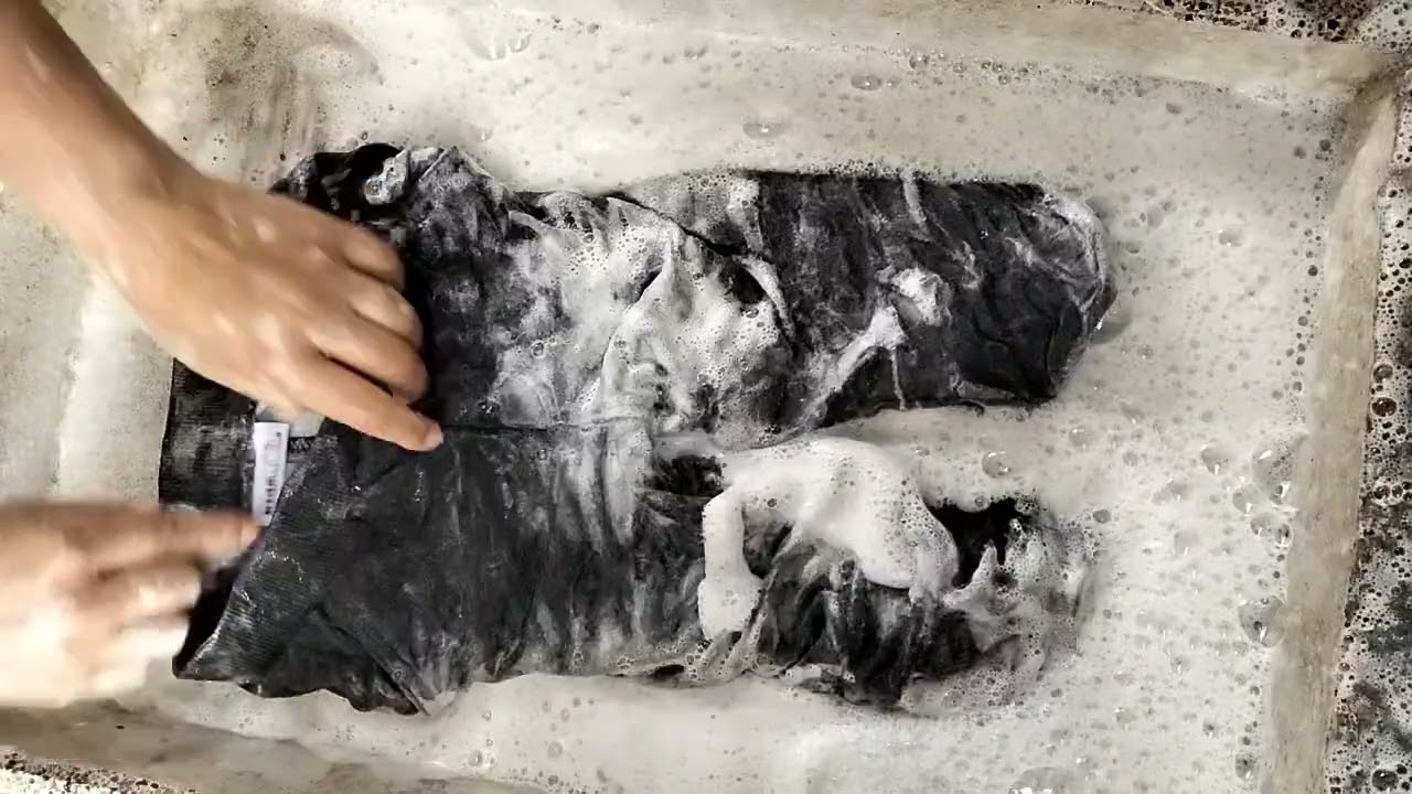 Asmr lavando ropa entre burbujas , jaboncito 🫧🤍🫶🏼