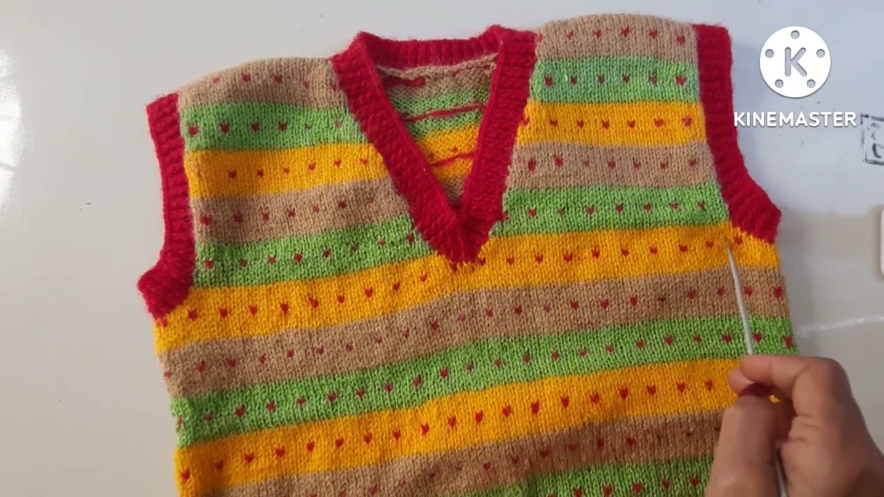 Full measurement of 8 to 10 year old Kids sweater / Half sweater measurement
