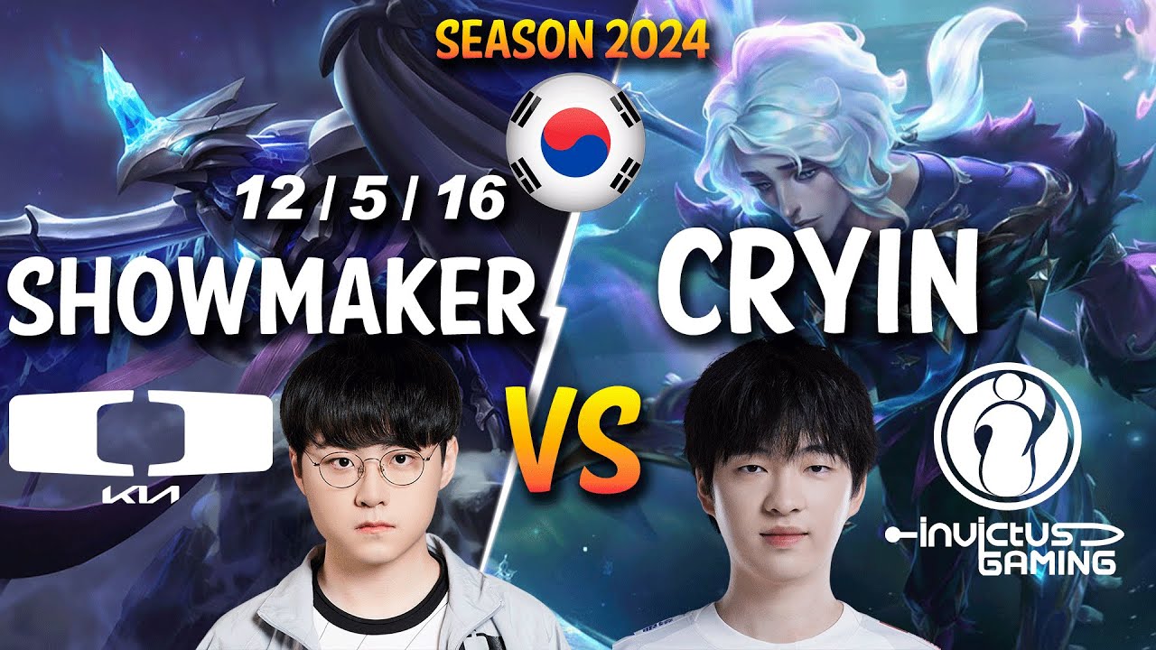 DK Showmaker vs IG Cryin - Showmaker ANIVIA vs Cryin HWEI Mid - Patch 14.4 KR Ranked GRANDMASTER