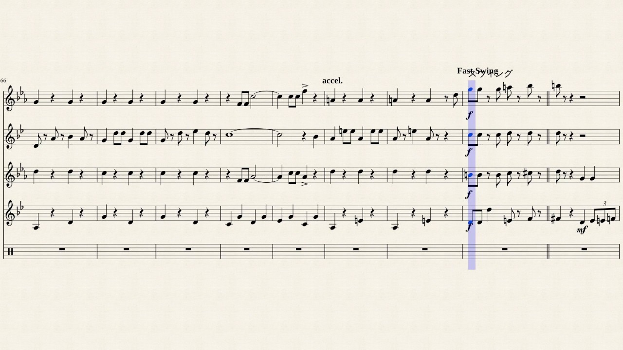 Aladdin medley for Saxophone Quartet