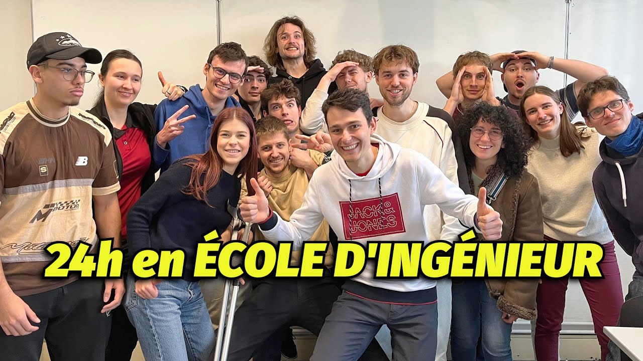 24h en ÉCOLE D'INGÉNIEUR avec ma classe !