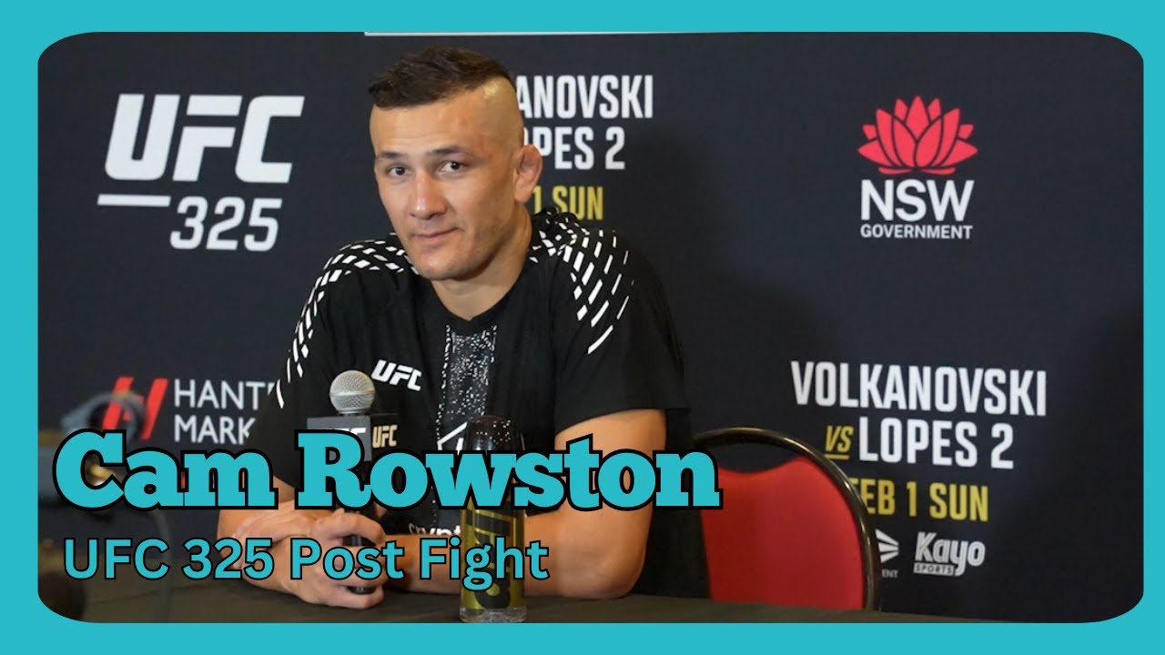 Пресс-конференция Кэма Роустона после боя на UFC 325