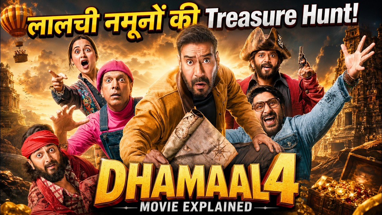 Dhamaal 4 Movie Explained | A Treasure Hunt Full of Greed and Chaos