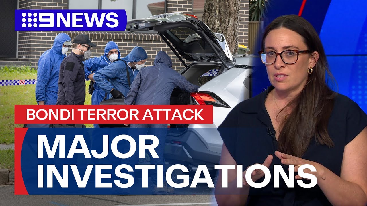 Bondi attack: major counter-terror investigation underway | 9 News Australia